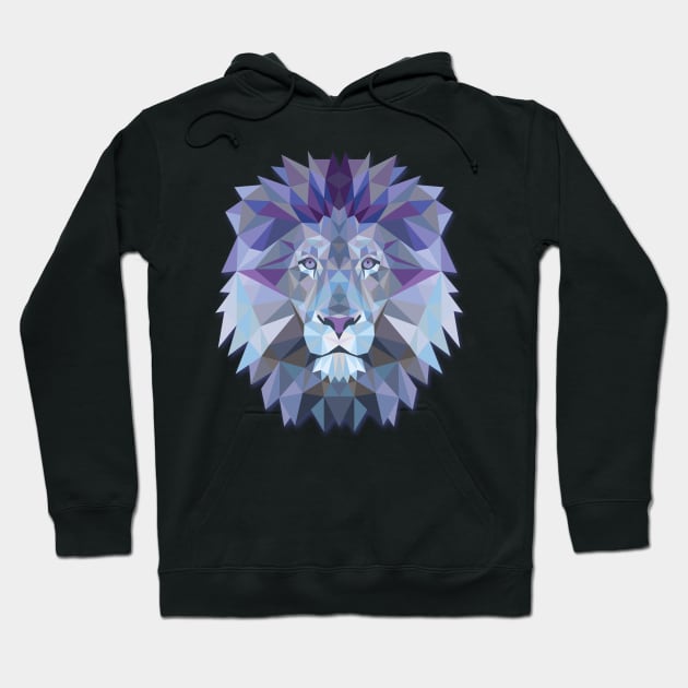 Lion Face Costume Gift Hoodie by Pretr=ty